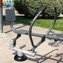 Rameur en acier poudré pour renforcement des bras, épaules et pectoraux - Fixations courtes ou longues_1