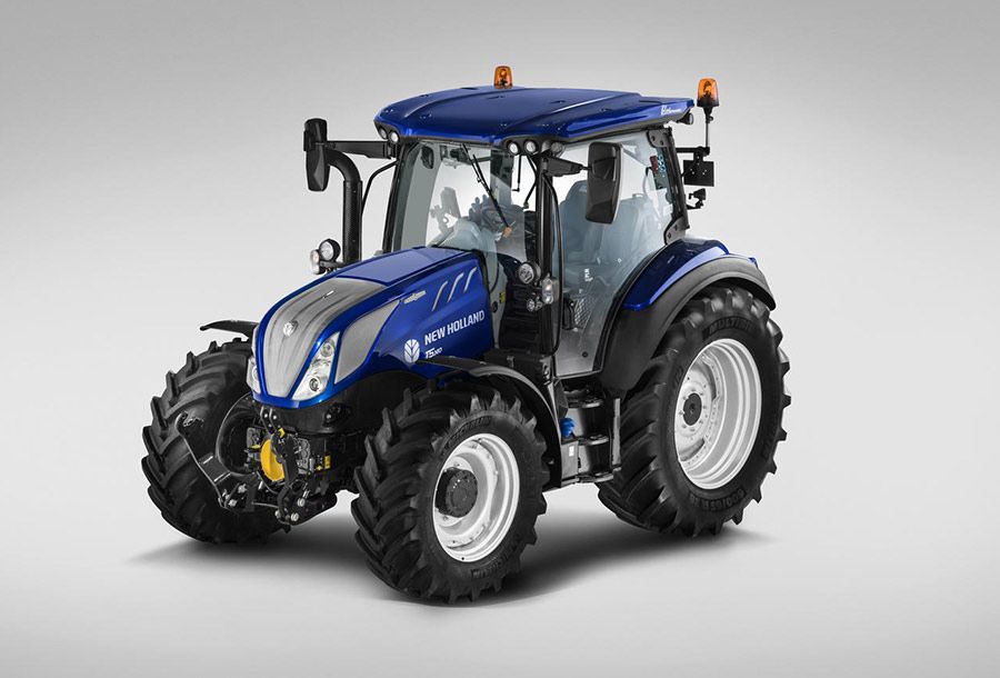 T5.130 Auto Command Tracteur Agricole - New Holland - Puissance Maxi 96/130 kW/Ch - Transmission à variation continue_1