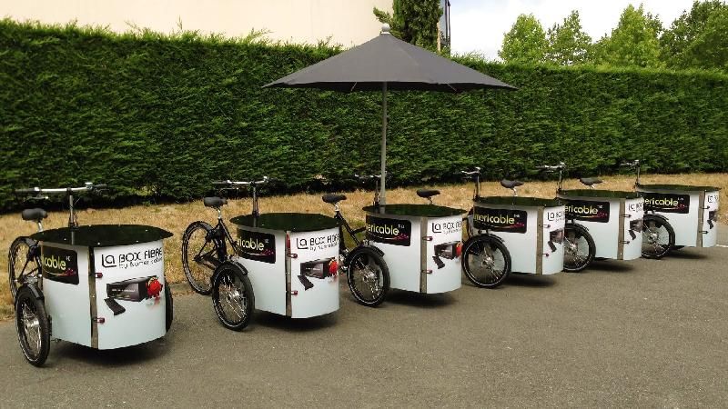 Triporteur Nihola Cargo XL Événementiel - Musculaire - 230L, 100kg de Charge_1