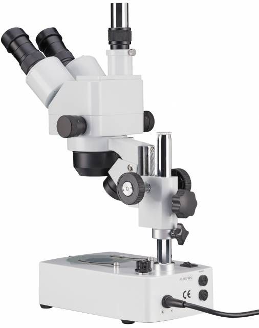 Microscope trinoculaire Advance ICD pour observations stéréo et biologiques