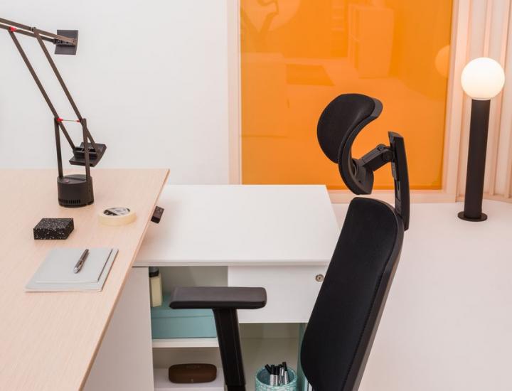 Bureau de direction moderne avec réglage électrique de la hauteur  GRAVITY - Ref : GAV1L_1