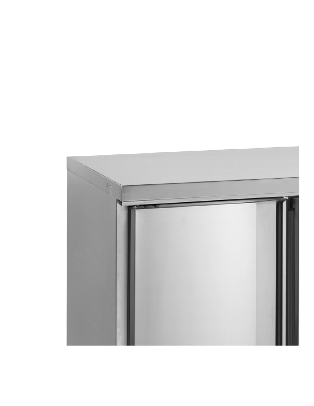 Desserte réfrigérée négative 2 portes - inox - 230 litres - centrale TEFCOLD SA910BT_1