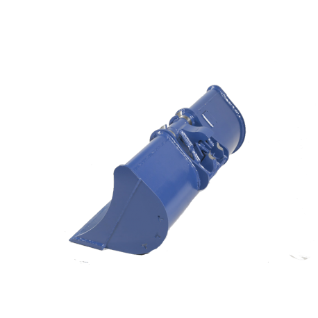 Godet de curage fixe 600 mm - UNITER 45 GCF12-600EXM0 - Attache Morin M0 pour minipelle 0,6-1,2t_1