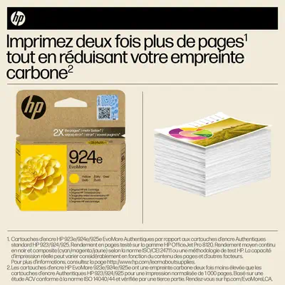 HP 924e Cartouche dencre authentique Jaune EvoMore_1