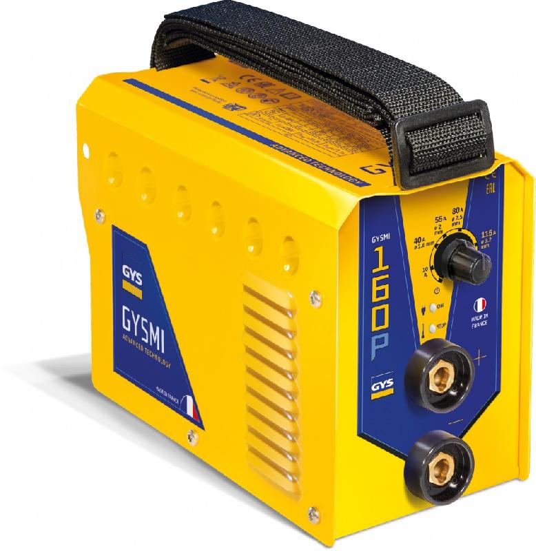 Poste à souder inverter GYS GYSMI 160P - compact, léger, 230V, acier/inox/fonte, électrodes 4mm_1