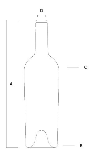 1189 - bouteilles en verre - saverglass - 75 cl_1