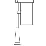 2273 000 - Poubelle publique Gilia - Neri - 33,5 L - Fonte, Acier, Aluminium_1