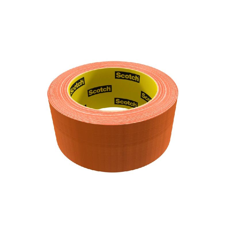 Adhésif de réparation SCOTCH - haute visibilité orange - 25 m x 48 mm - multi-usage, intérieur/extérieur_1