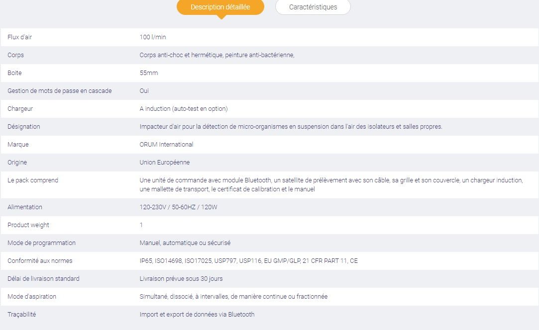 Bclo1126 - Biocollecteur d’air - Alliance Bio Expertise - Boites 55mm - Impacteur pour micro-organismes - 100L/min_1