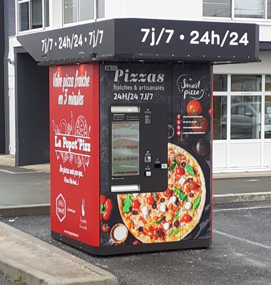 Distributeurs automatiques de pizzas fraîches - R & F - capacité 96 pizzas - cuisson à 350 degrés_1