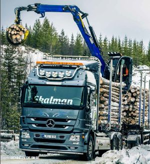 Jonsered 1088S - Grues forestières Hiab avec extensions hydrauliques de 7,9 m à 10,1 m et capacité de levage jusqu'à 11 tm_1