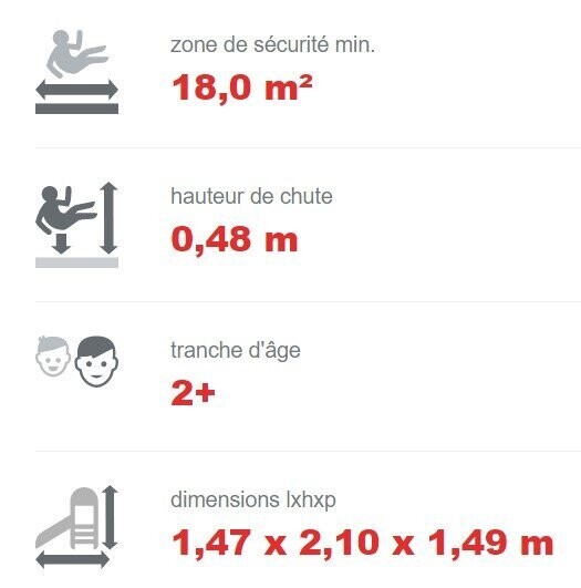 Maisonnette avec table et bancs en acier inoxydable et PEHD - Conforme EN1176 - Référence BT12075_1