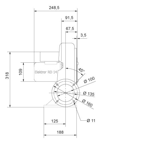 Ventilateur industriel atex conçu pour zones 1, 2 et 22