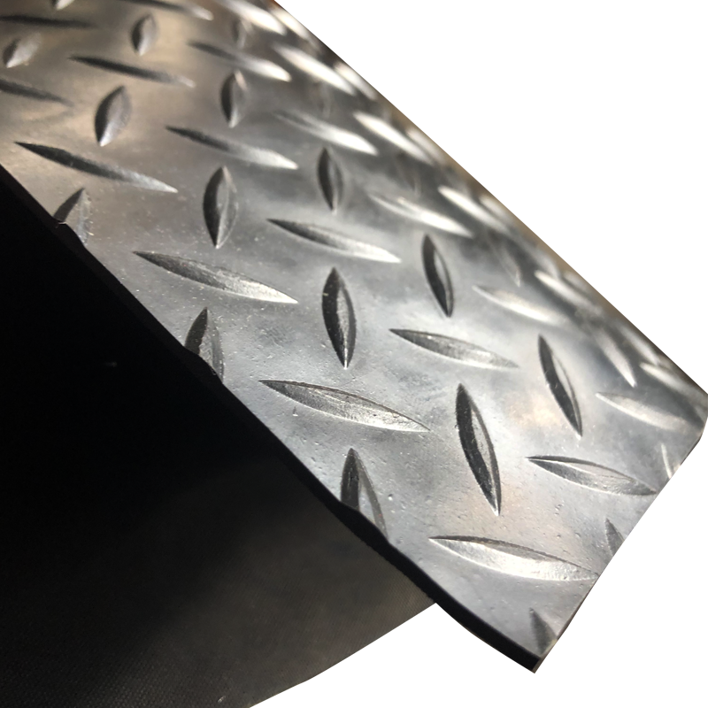 Tapis caoutchouc gaufré - épaisseur 3 mm - Karpet A1973 - antidérapant et sur mesure_1