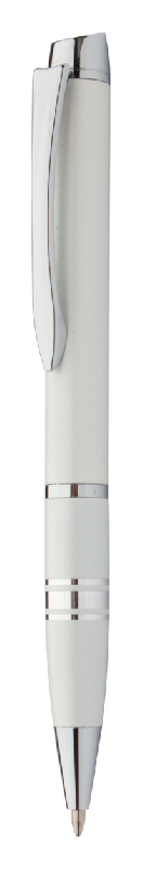 Stylo à bille en métal laqué - Parties chromées brillantes - Livré en boîte cadeau - Encre bleue_1