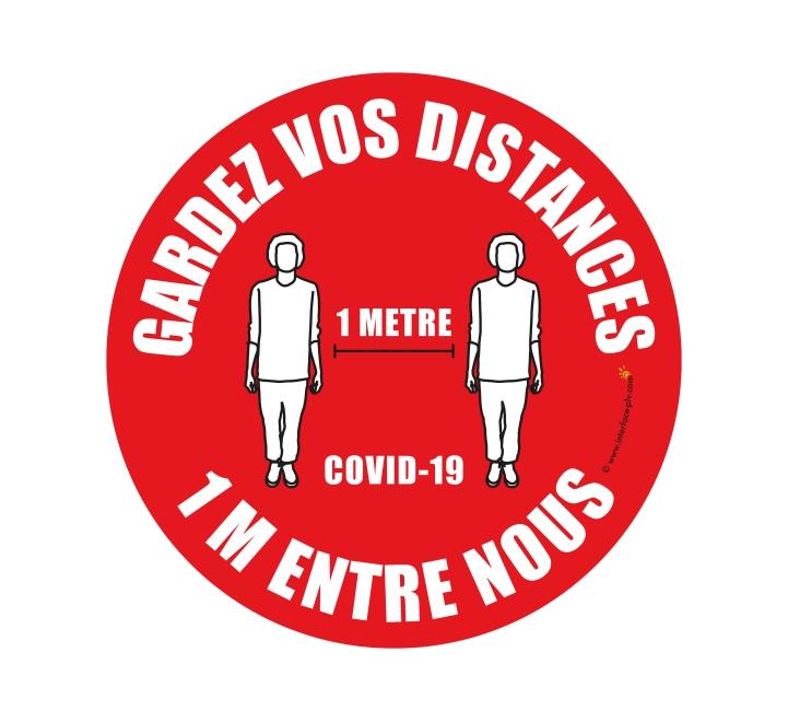 Adhésif à poser au sol - Sécurité sanitaire - pro301_1