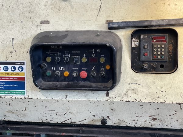 Cisaille guillotine Boutillon, longueur de coupe: 3100mm, épaisseur de coupe 12mm - CIP 3012_1