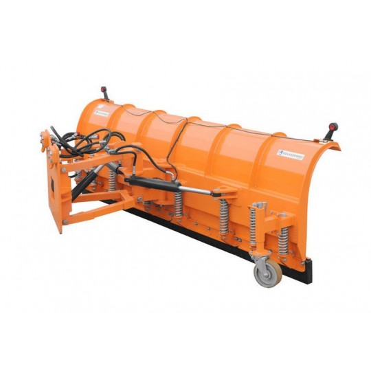 Lame à neige droite hydraulique Série Lourde - robuste, inclinable à 30° - pour chargeuses et tracteurs_1