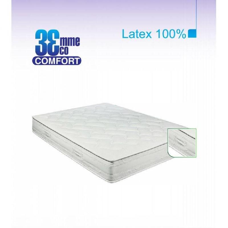 Matelas Eco-Confort 100% latex naturel - 7 zones de soutien - 140x200 cm - Épaisseur 22 cm_1