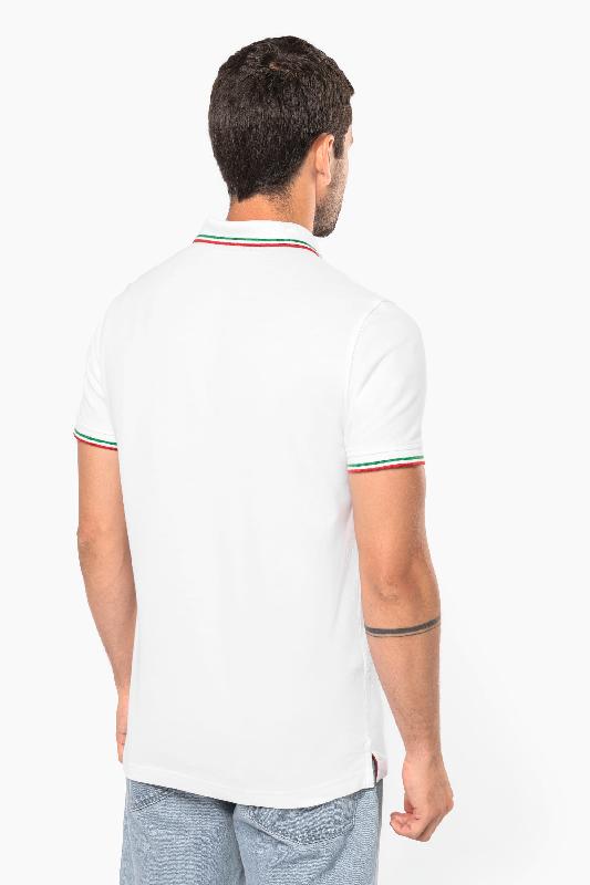 Polo maille piquée manches courtes homme - Réf: K250 - 100% coton, col 3 boutons, marque Kariban_1