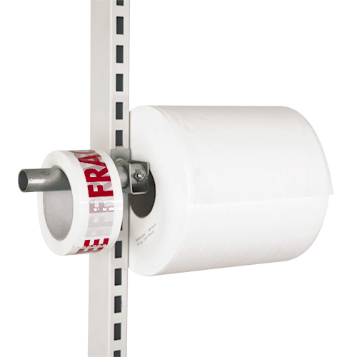 Support étiquette - Distributeur rouleau essuie-tout zingué avec tube coulissant 330 mm_1