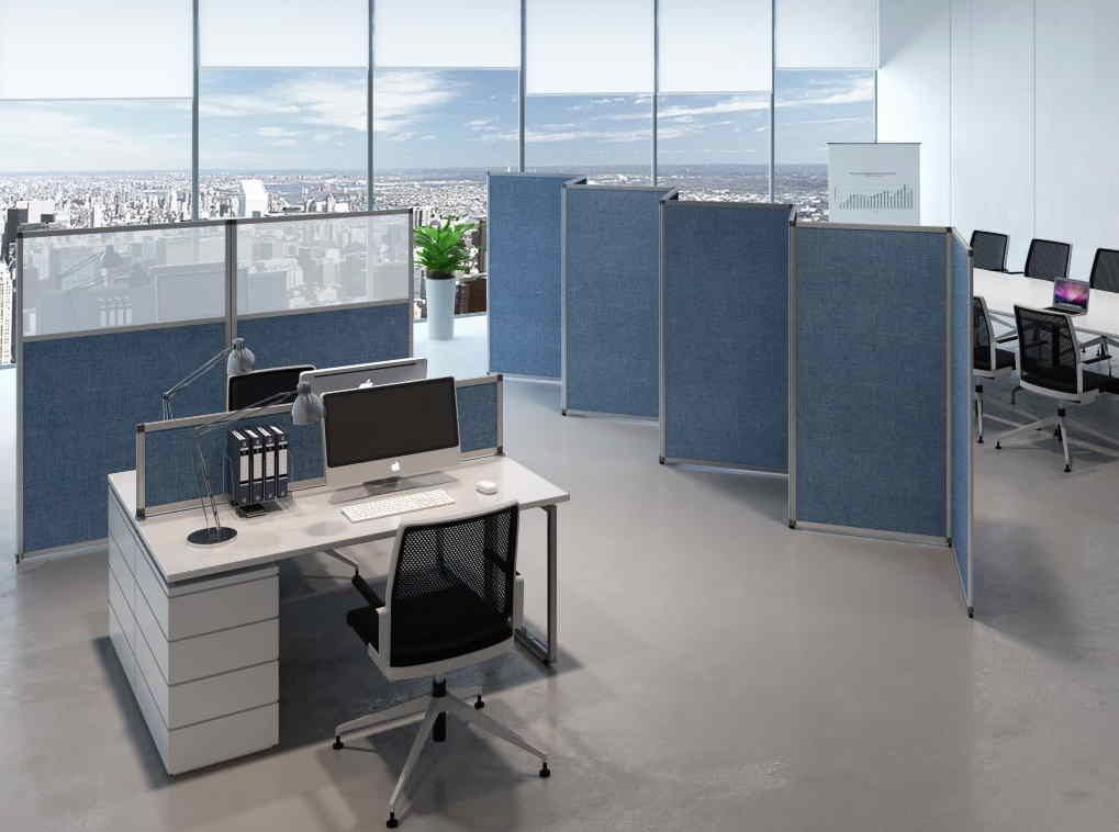 Cloison melamine, tissu ou acoustique REY_1