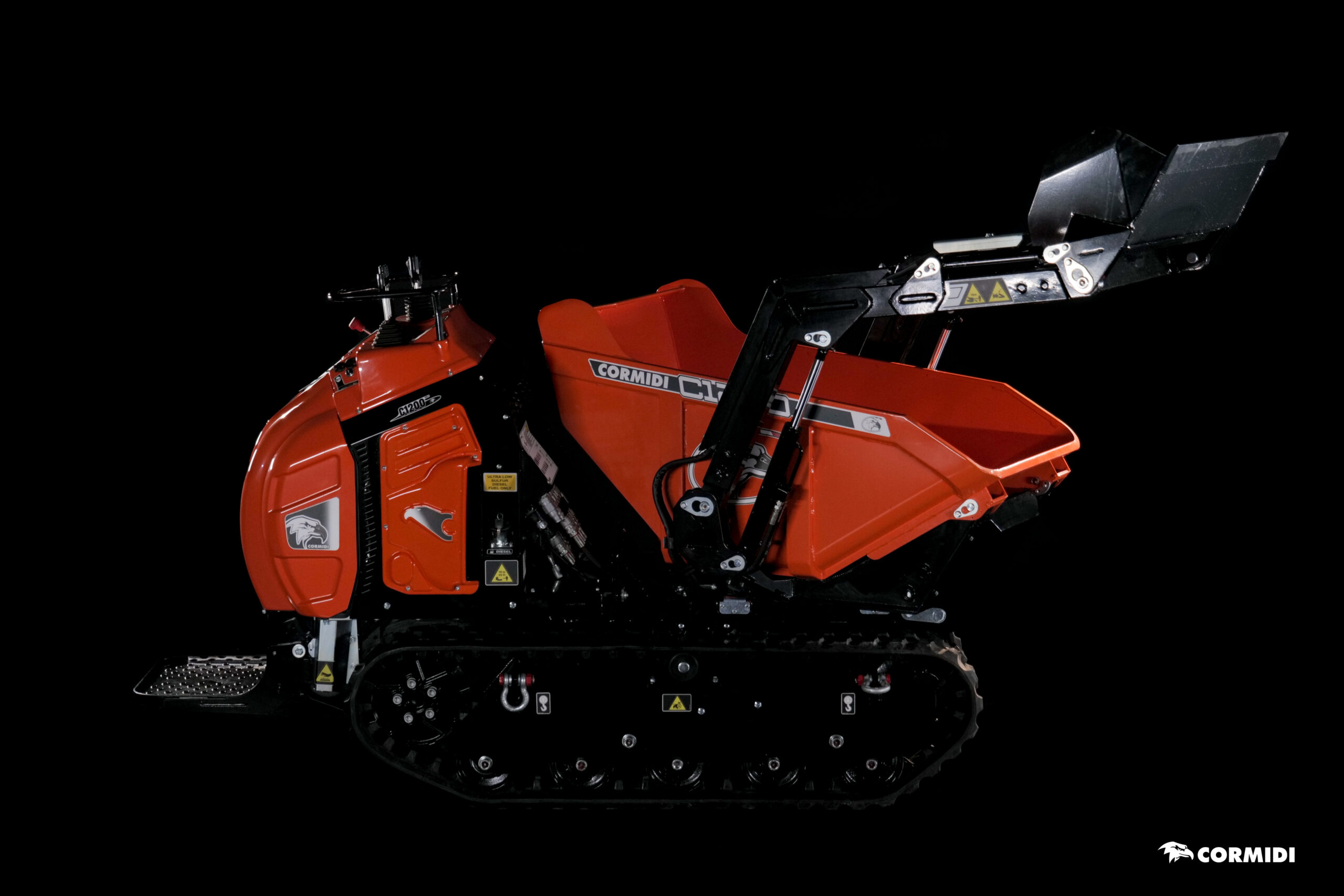 Minidumper polyvalent, avec système Quick Attach, capacité 1200kg - Cormidi_1