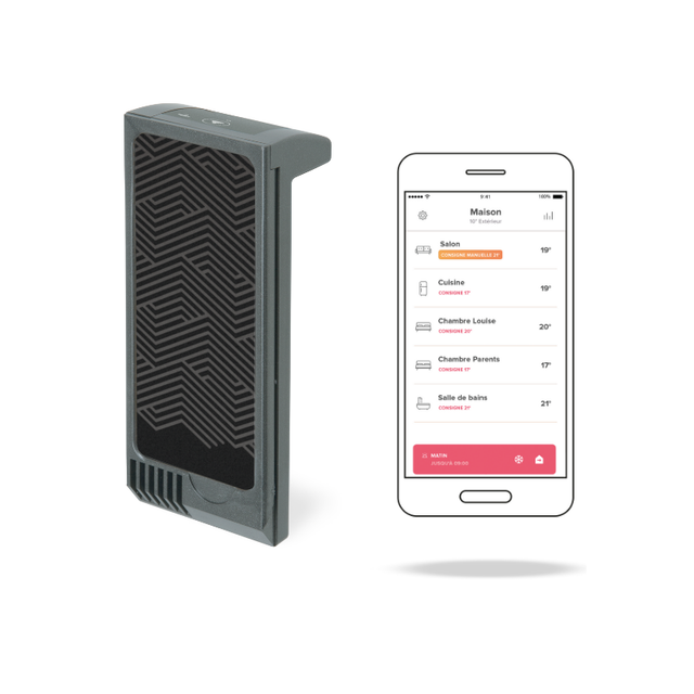 Module de connexion gris Anthracite pour Radiateurs Intuis NEN9241AAHS_1