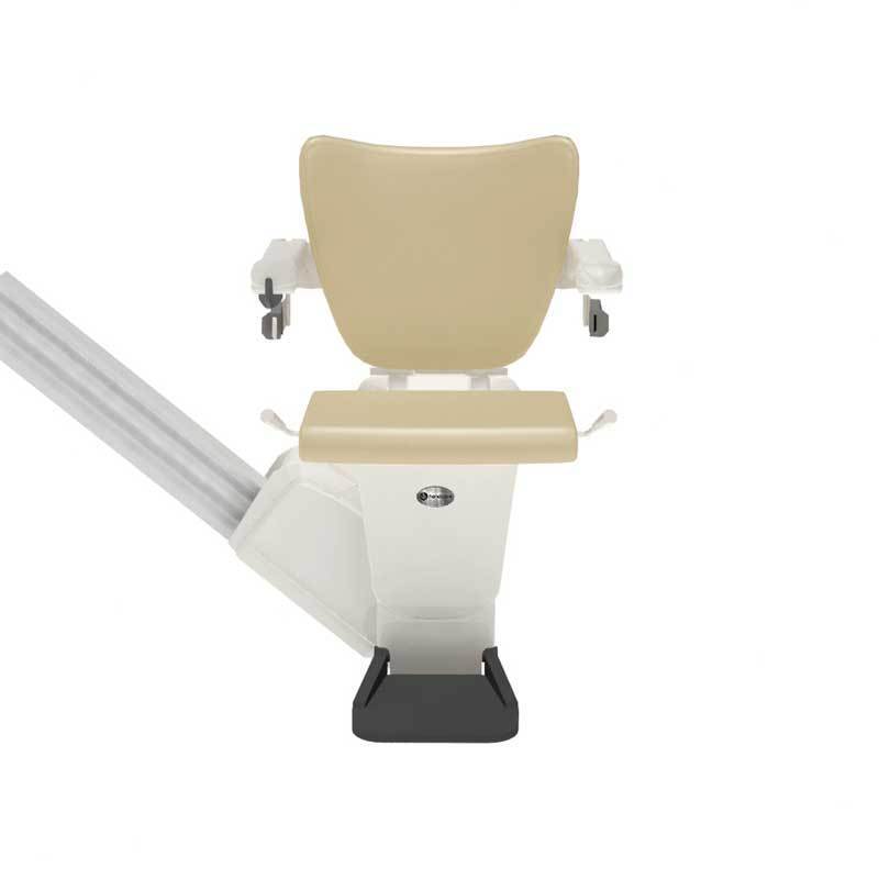 Monte-escalier droit avec rail solide et ultra mince, sans  crémaillère  - Handicare 1100_1