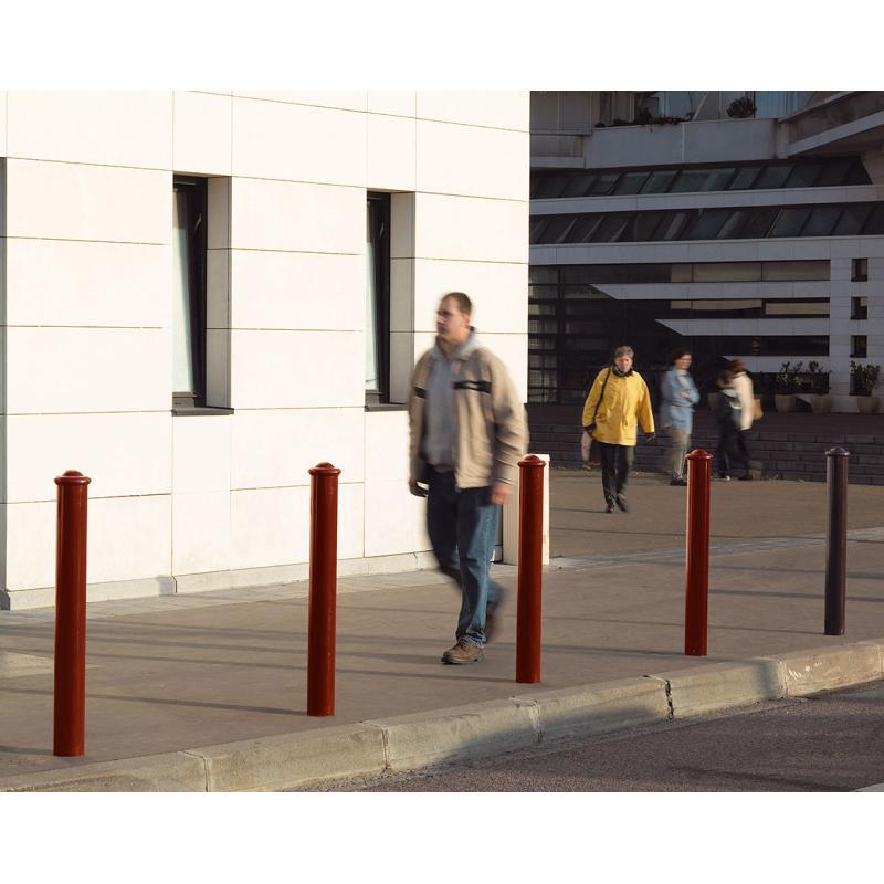 Potelet agora ligne province - Ø114mm - ref : 206497.Gpro - acier peint sur zinc - hauteur 1180 mm_1