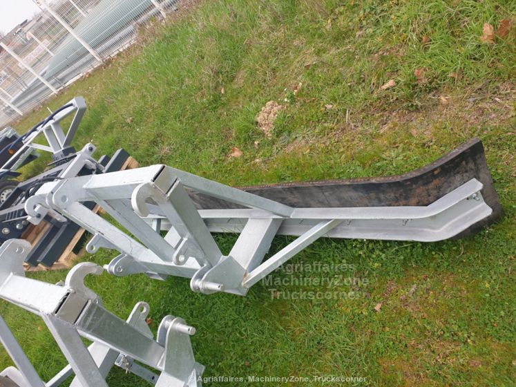 Racleur à lisier, raclette et rabot - Largeur 2,60 m - Attelage Euro/3 points - RA MET_1