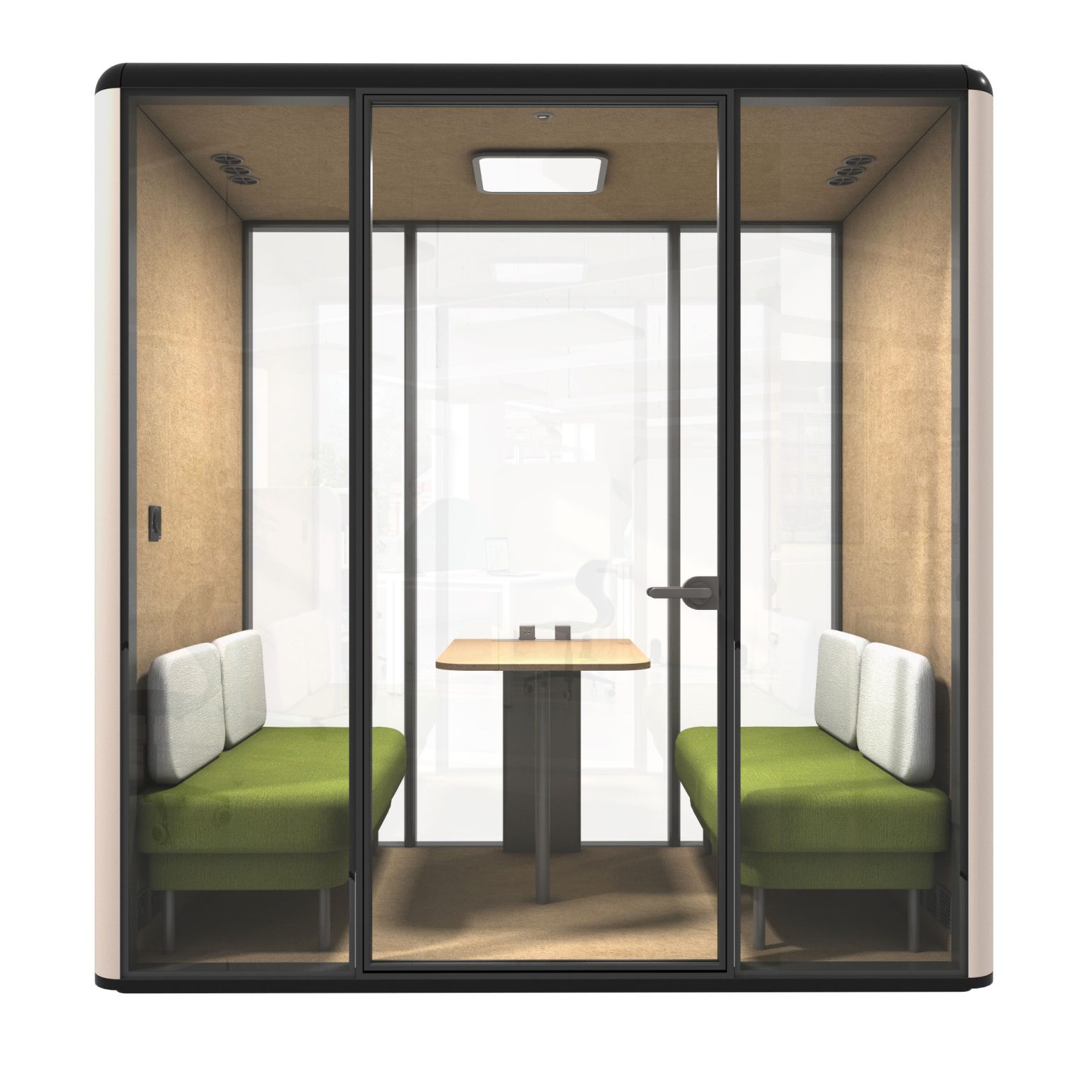 Cabine acoustique Essen L - idéale pour réunions et vidéoconférences - réduction du bruit 30.8 dB_1