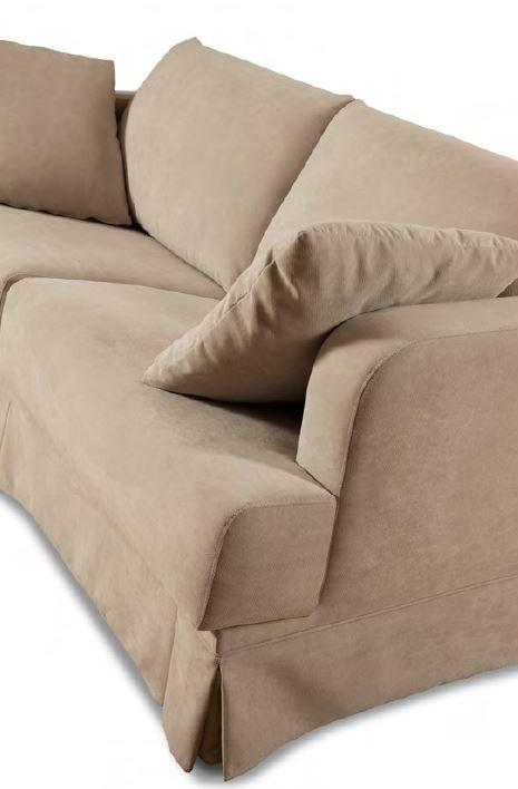 Canapé convertible express VIENA 120x190 cm - Base juponnée - Tissu personnalisable - Matelas 13 cm_1