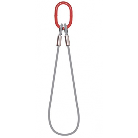 Elingue câble 2 brins simple brassière Référence 4737_1