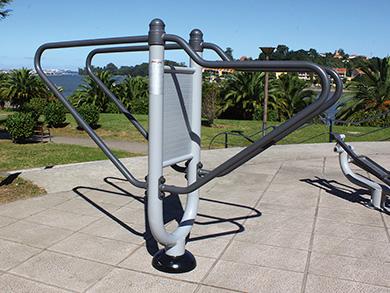 Urban Gym Barres Parallèles - Acier peint à la poudre - Dimensions : 2,01 x 0,61 x 1,49 m_1