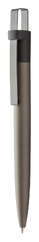 Stylo aluminium encre bleue - livré dans un étui cadeau - couleur gris foncé - 35g_1