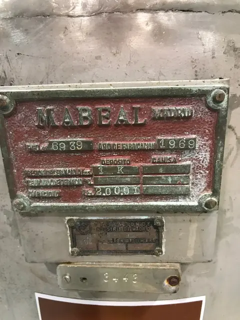 Cuve en acier inoxydable d'occasion 200 litres_57 - référence : c3686 sf_1