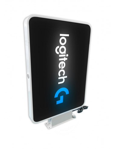 Enseigne drapeau lumineux rectangle - Vinyle BackLight MAT - ie-ensg-lum-rect_1