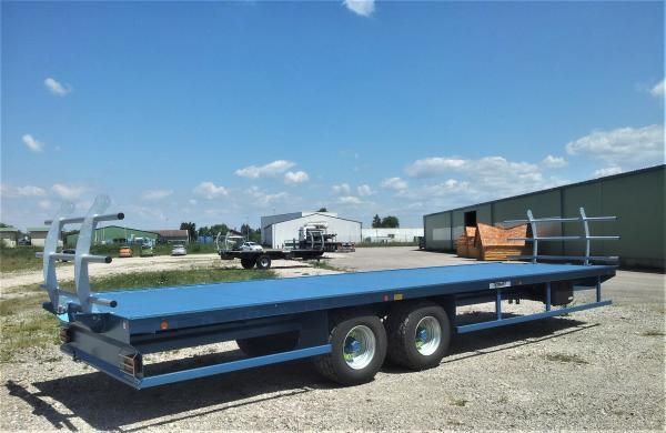 Plateau fourragers semi-porté - robust 2000 - longueur du plateau 9 m - ptac 17800 kg_1