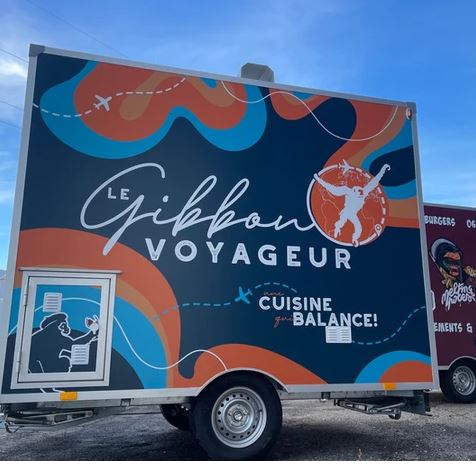 Remorque pour restaurant mobile - Tacos Mexicains personnalisable - Compacte et équipée pour tacos traditionnels_1