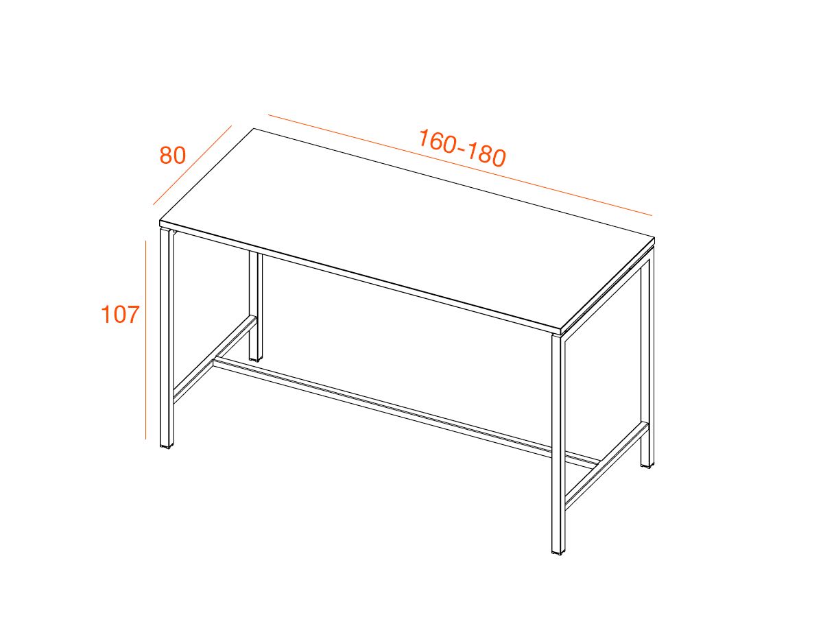 Table de réunion haute SPINA - collaborative et ergonomique - capacité 4 à 6 personnes_1