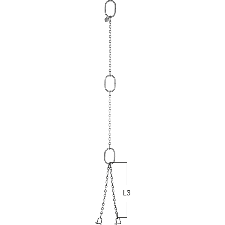 Chaîne de levage en inox - Pour pompes immergées et aérateurs - REF : 13500_1