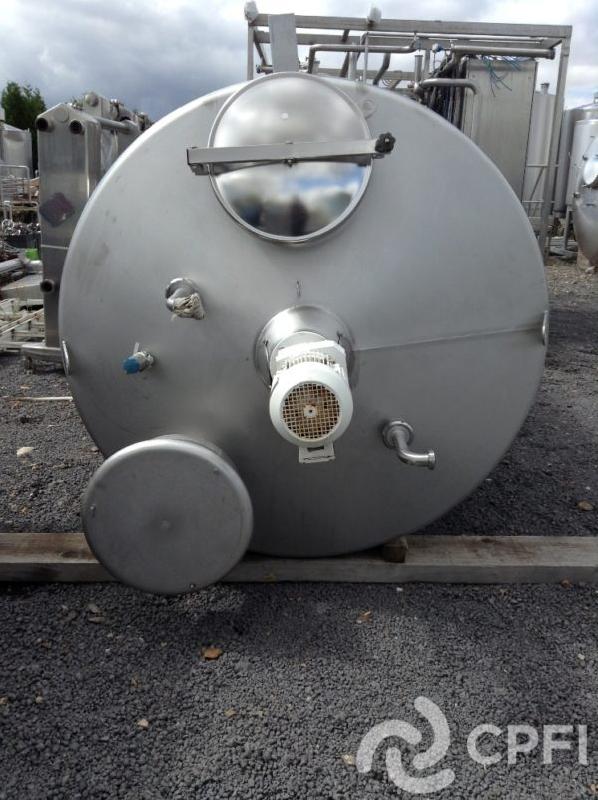 Cuve de préparation bio en inox 4000 L - CUV185 - BIO INOX_1