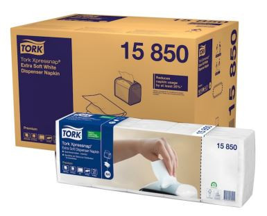 Tork xpressnap®serviettes de table enchevetrees 2plis 21,3x16,5cm systeme n4 blanc- carton de 8000_1