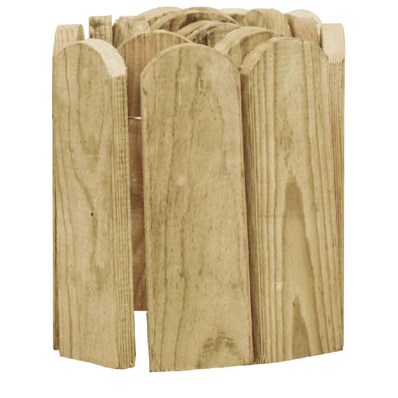 Vidaxl rouleau de bordure vert 120 cm bois de pin imprégné 49105_1