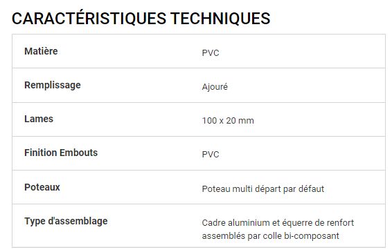 Clôture Dumet - Cadiou Industrie - PVC ajouré - Garantie 10 ans - Coloris blanc_1
