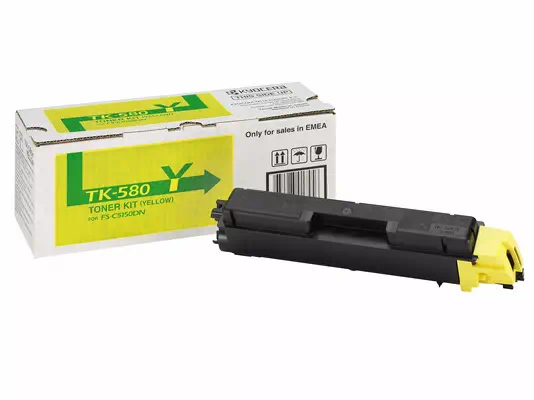 KYOCERA TK-580Y Cartouche de toner 1 pièce(s) Original Jaune_1