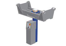 Vérin de fosse suspendu MGH-E 11.0/75 - Maha - capacité de levage 11 000 kg avec rail guidé et châssis P_1