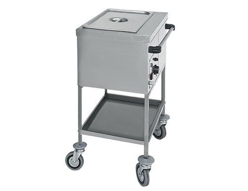 Twf1756 - Chariot bain-marie GGM Gastro International GmbH - Dimensions extérieures : 560 x 650 x 850 mm - Température 30-90°C - Capacité 1x GN 1/1_1