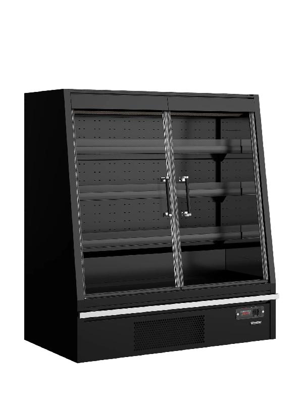 Vitrine réfrigérée pour supermarché Galaxy+ GPL14FGD Black L1330mm 47722 TEFCOLD_1